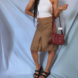 Casual corner Annex plaid mid-length pencil skirt